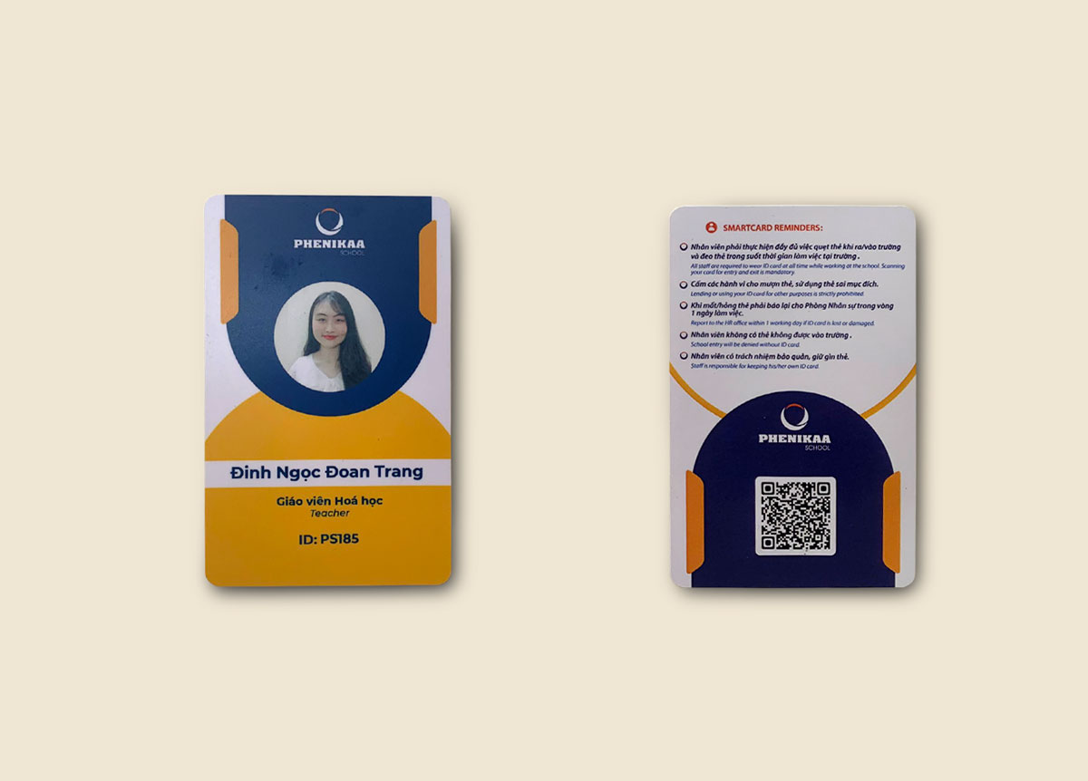 In thẻ giáo viên tại Hà Nội