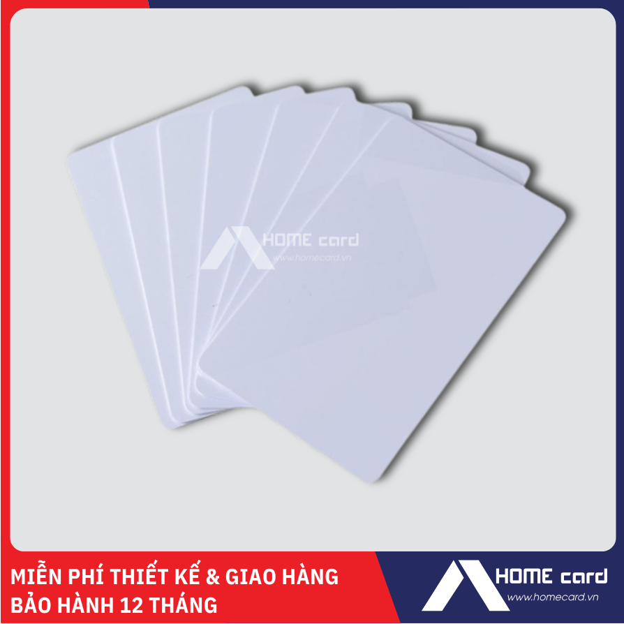 Thẻ nhựa trắng PVC