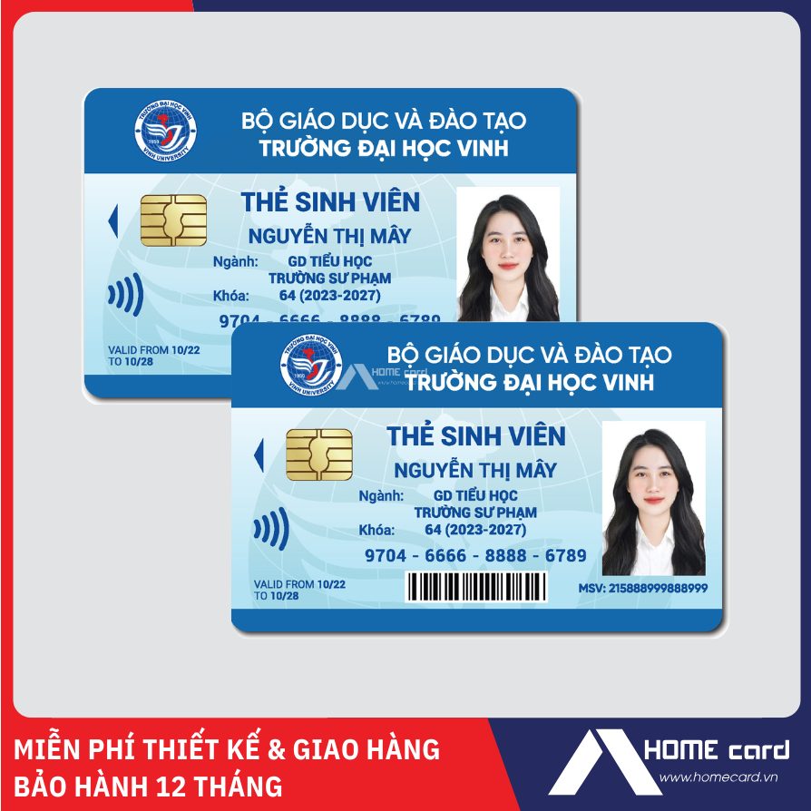 Dịch vụ in thẻ Sinh viên theo yêu cầu
